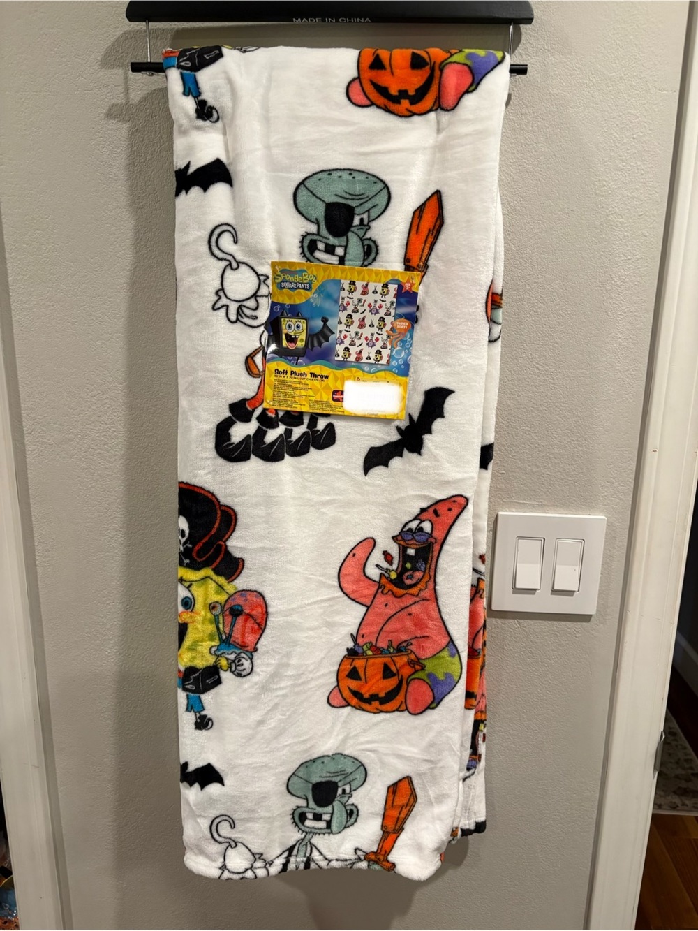SpongeBob SquarePants Halloween Blanket 50 x 70 New for 2026